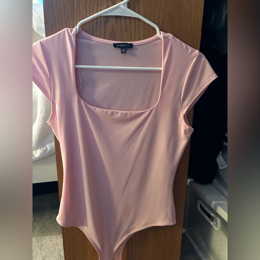 Dynamite Body Suit Pink (Size Small)